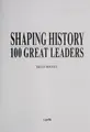 Cover image for Shaping History