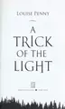 Cover image for A trick of the light
