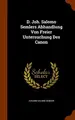 Cover image for D. Joh. Salomo Semlers Abhandlung Von Freier Untersuchung Des Canon