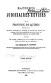 Cover image for Rapports judiciaires revisés de la Province de Québec ...