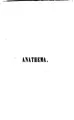 Cover image for Anathema: romance original
