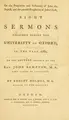 Cover image for On the prophecies and testimony of John the Baptist, and the parallel prophecies of Jesus Christ