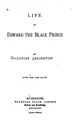 Cover image for Life of Edward the Black Prince