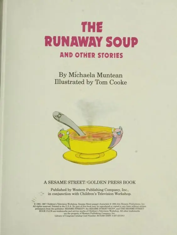 The runaway soup and other stories cover