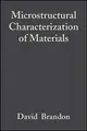 Cover image for Microstructural Characterization of Materials