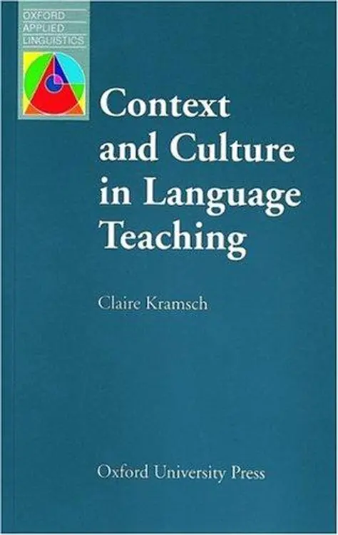 Context and culture in language teaching cover