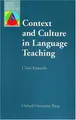 Cover image for Context and culture in language teaching