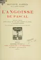 Cover image for L' angoisse de Pascal.