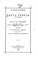 Cover image for El tercer Centenario de Santa Teresa de Jesús: Manual del peregrino para visitar la patria ...