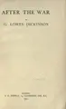 Cover image for After the war