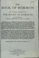 Cover image for The Book of Mormon