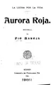 Cover image for Aurora Roja: Novela