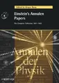 Cover image for Einstein's Annalen Papers