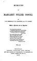 Cover image for Memoirs of Margaret Fuller Ossoli