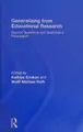 Cover image for Generalizing from Educational Research