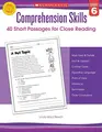 Cover image for Comprehension Skills : Short Passages for Close Reading