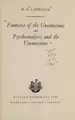 Cover image for Fantasia of the unconscious and Psychoanalysis and the unconscious