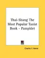 Cover image for Thai-Shang The Most Popular Taoist Book - Pamphlet
