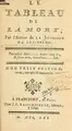 Cover image for Le tableau de la mort