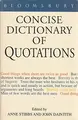 Cover image for Concise Dictionary of Quotations