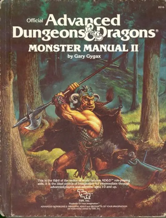 Advanced Dungeons & Dragons: Monster Manual II cover