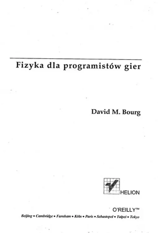 Fizyka dla programistów gier cover