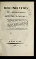 Cover image for De nonciation de la peine de mort