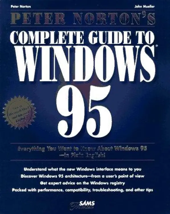 Peter Norton's complete guide to Windows 95 cover