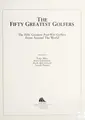 Cover image for Fifty Greatest Golfers