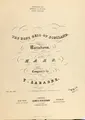 Cover image for The blue bell of Scotland, with variations for the harp