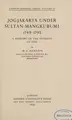 Cover image for Jogjakarta under Sultan Mangkubumi, 1749-1792