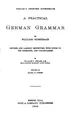 Cover image for A Practical German Grammar