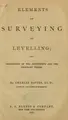 Cover image for Elements of surveying and levelling