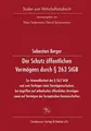 Cover image for Der Schutz öffentlichen Vermögens durch § 263 StGB