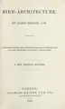 Cover image for Bird-architecture