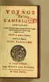 Cover image for Voyage de l'Amerique