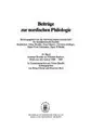 Cover image for Andreas Heusler an Wilhelm Ranisch