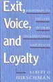 Cover image for Exit, voice, and loyalty