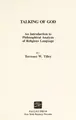 Cover image for Talking of God