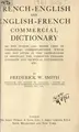 Cover image for French-English and English-French commercial dictionary