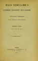 Cover image for Baco Verulamius alchemicis philosophis quid debuerit