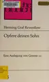 Cover image for Opfere deinen Sohn