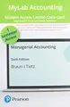 Cover image for MyLab Accounting with Pearson eText -- Combo Access Card -- for Managerial Accounting