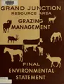 Cover image for Proposed domestic livestock grazing program for the Grand Junction resource area