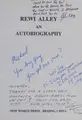 Cover image for Rewi Alley an Autobiography