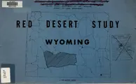 Cover image for Red Desert study, Wyoming