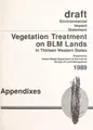 Cover image for Vegetation treatment on BLM lands in thirteen western states
