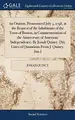 Cover image for An Oration, Pronounced July 4, 1798, at the Request of the Inhabitants of the Town of Boston, in Commemoration of the Anniversary of American ... Lines of Quotations From J. Quincy, Jun.]