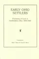 Cover image for Early Ohio Settlers. Purchasers Of Land In Southeastern Ohio, 1800-1840
