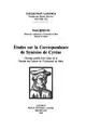 Cover image for Etudes sur la correspondance de Synésios de Cyrène